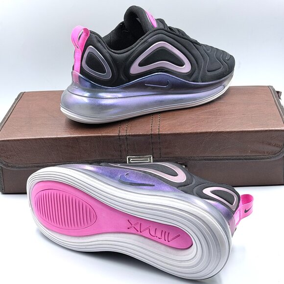 Nike Wmns Air Max 720 SE 'Black Laser Fuchsia' - Picture 7 of 14